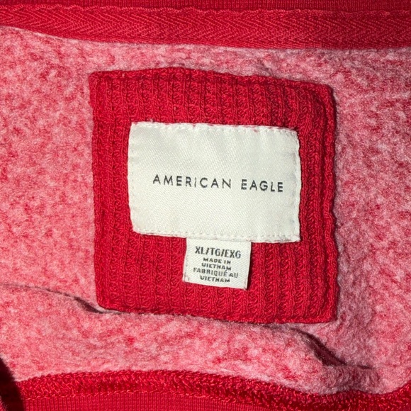American Eagle Outfitters Red and Pink Sweatshirt - Picture 3 of 3